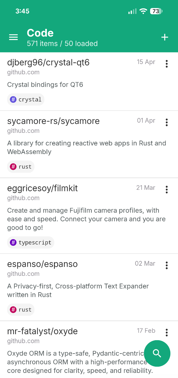 Android screenshot
