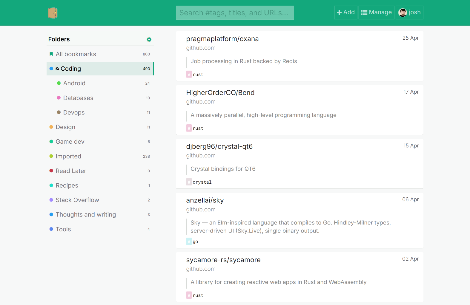 Screenshot of Larder